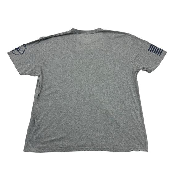 Black Hawk Style Shirt Mens 2XL Gray USA Short Sleeve American Flag Military - Picture 2 of 9